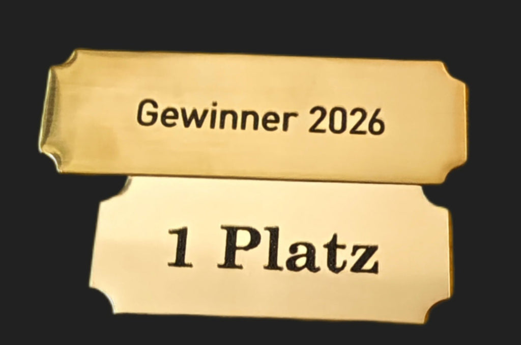 Verschiedene hochwertige Metallschilder mit Wunschgravur - Kreativstuebchen